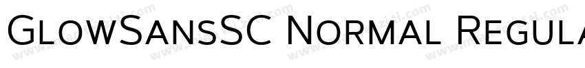 GlowSansSC Normal Regular字体转换